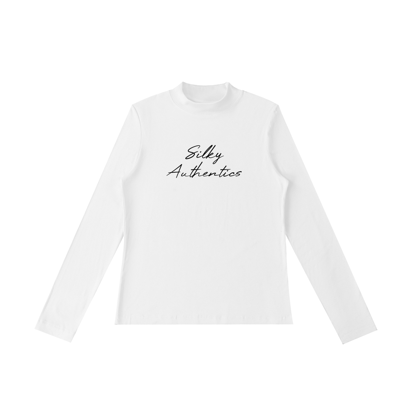 Essential Mock Neck Long Sleeve T-Shirt