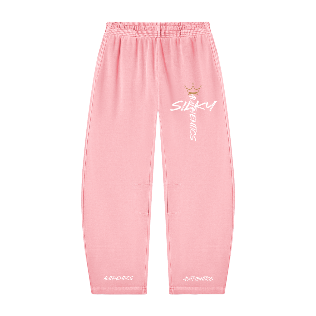 Unisex Vintage Washed Barrel Leg Sweatpants