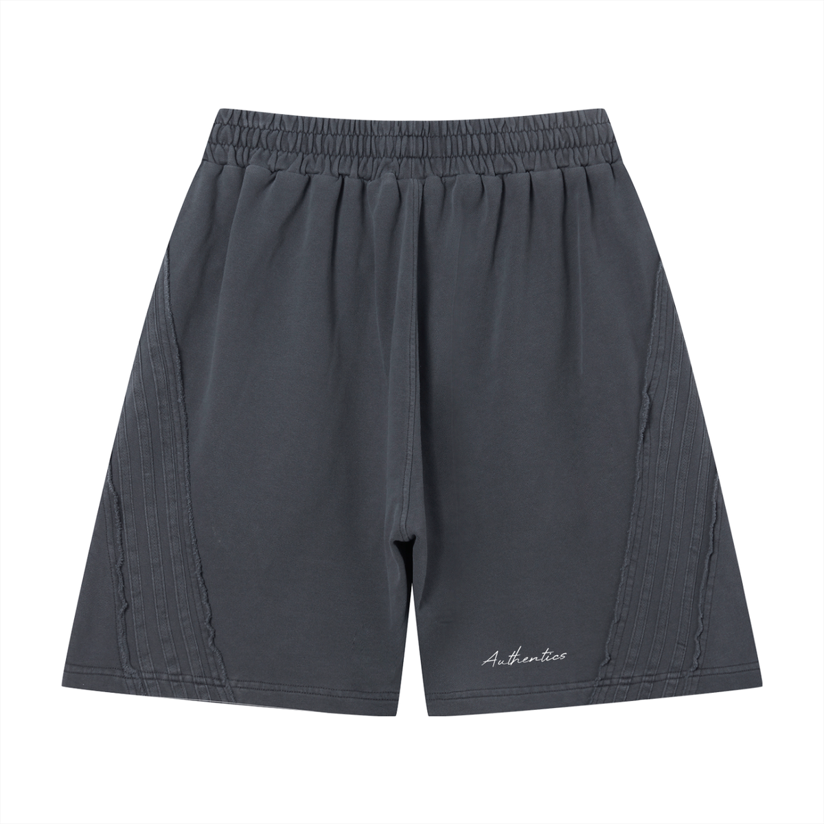 Unisex Vintage Wash Raw Edge Shorts