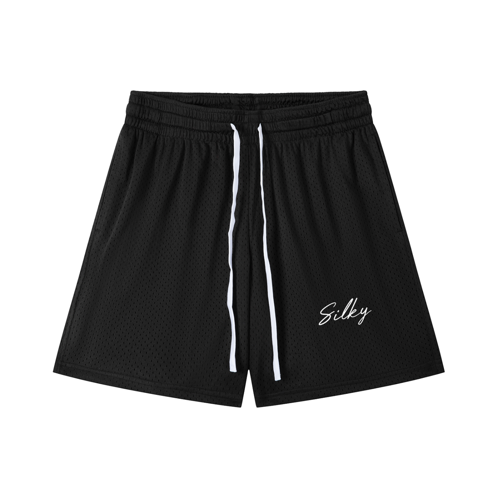 Mesh Drawstring Shorts