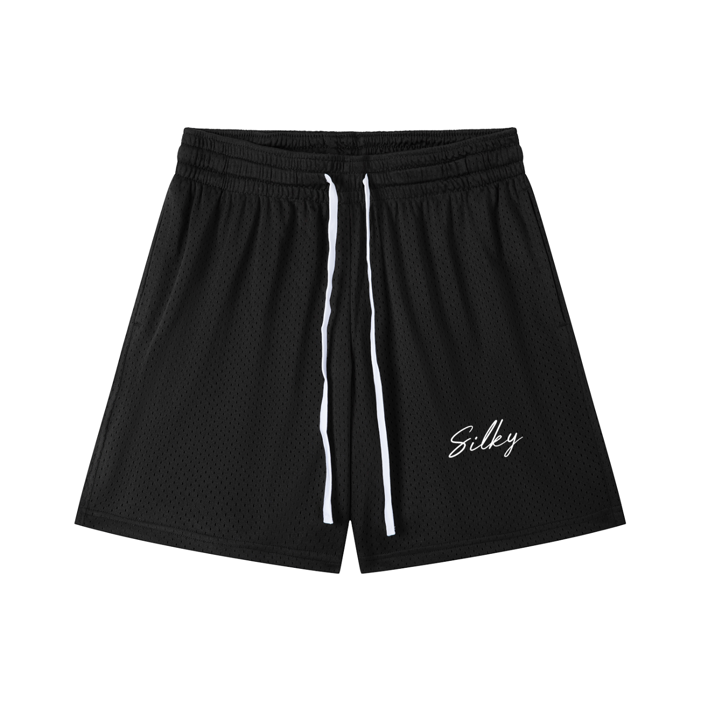 Mesh Drawstring Shorts