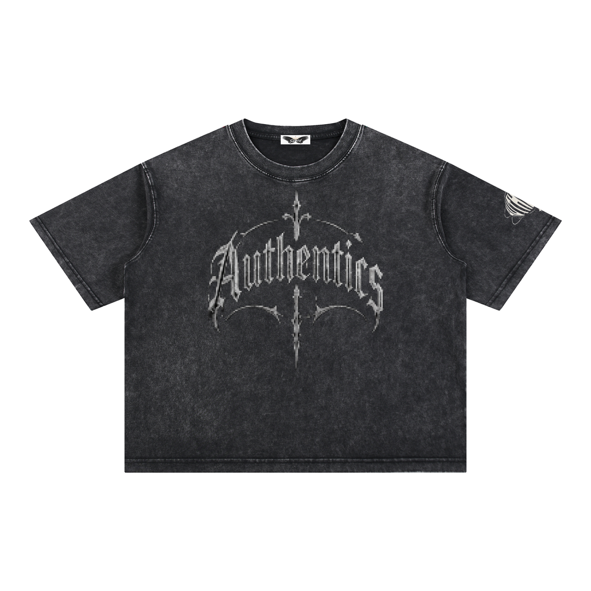 Mineral Wash Boxy Cotton T-Shirt