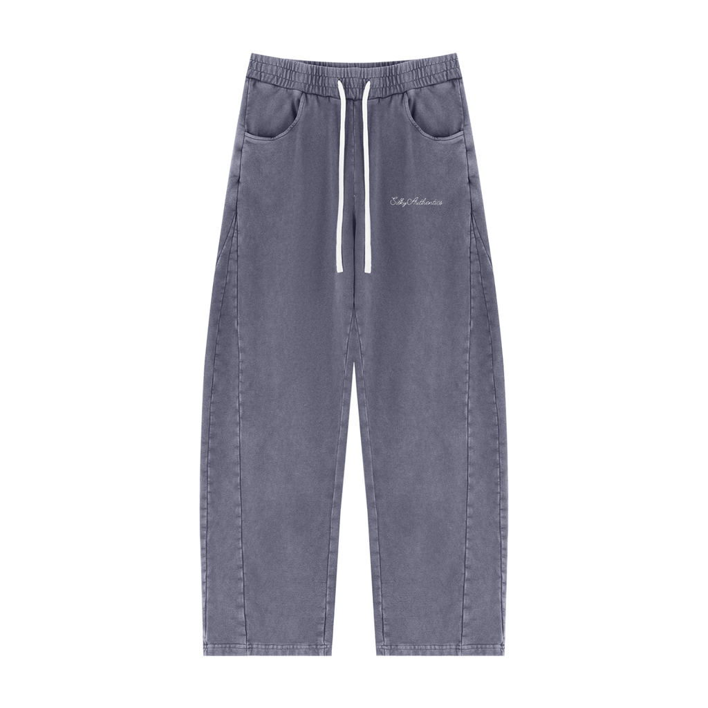 Unisex Mineral Wash Barrel Sweatpants