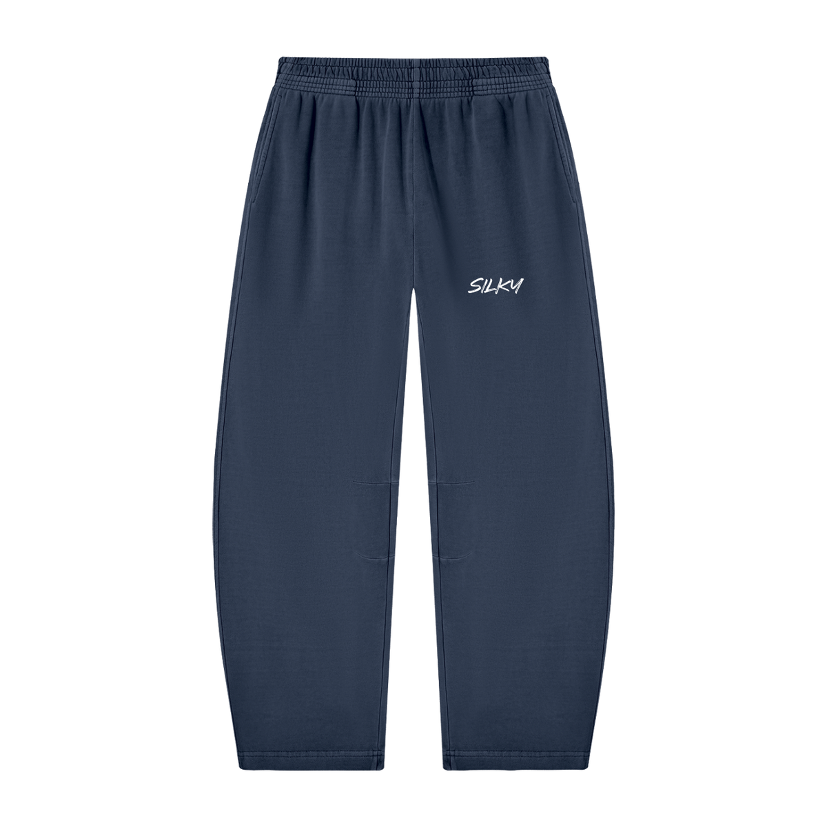 Unisex Vintage Washed Barrel Leg Sweatpants