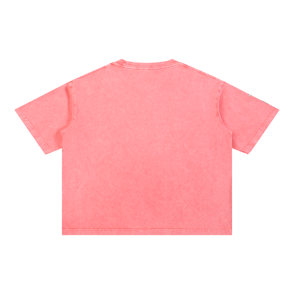 Mineral Wash Boxy Cotton T-Shirt