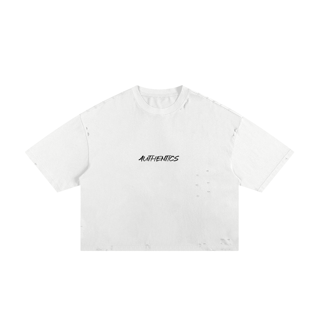 Classic Frayed Boxy Tee