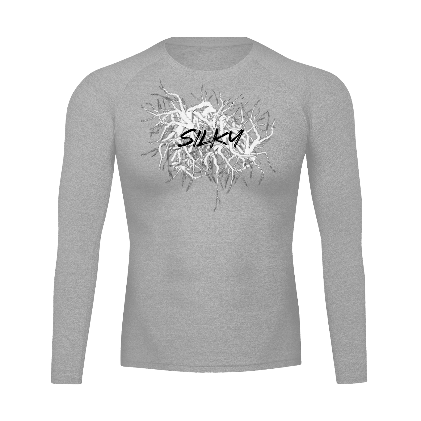 Compression long sleeve gym tee