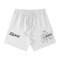 Unisex Earth Tone Loose Fit Cotton Shorts
