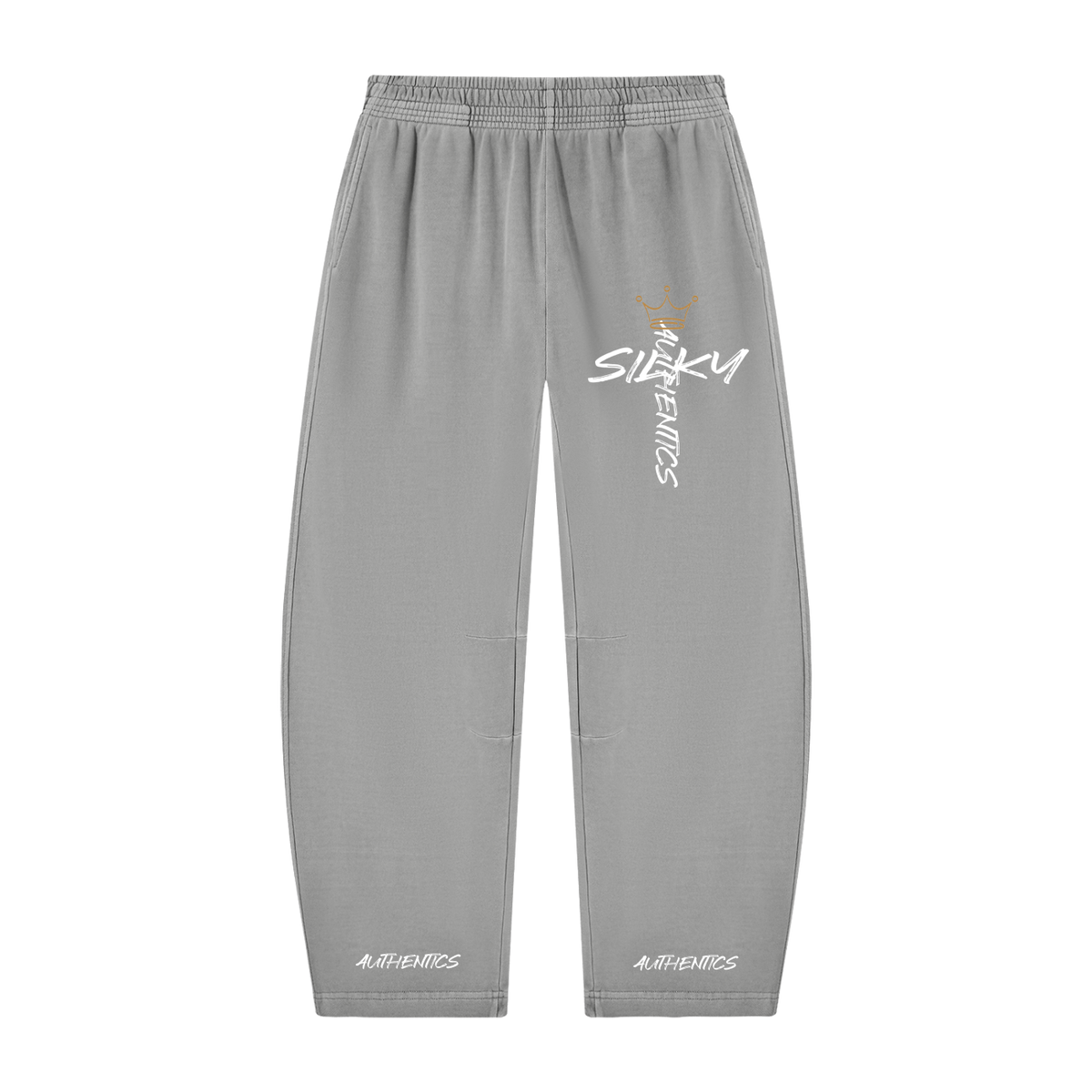 Unisex Vintage Washed Barrel Leg Sweatpants