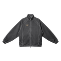 Unisex Vintage Wash Full Zip Mesh Jacket