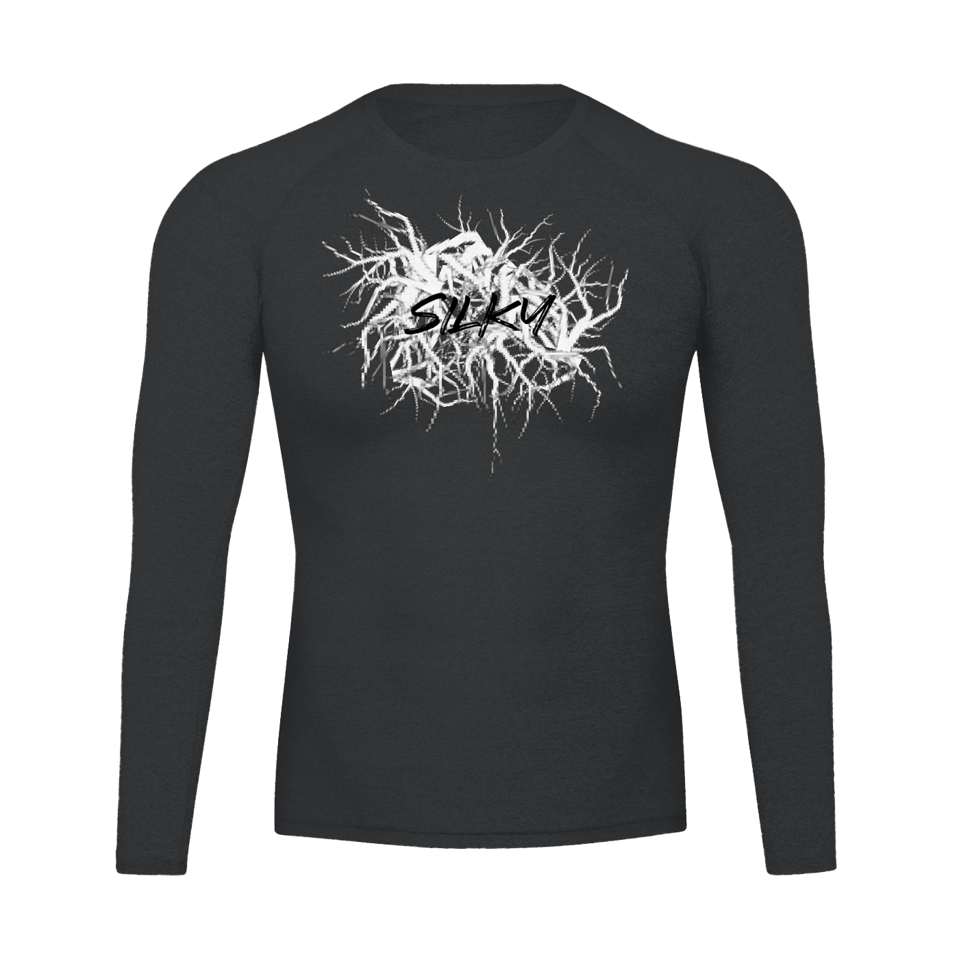 Compression long sleeve gym tee