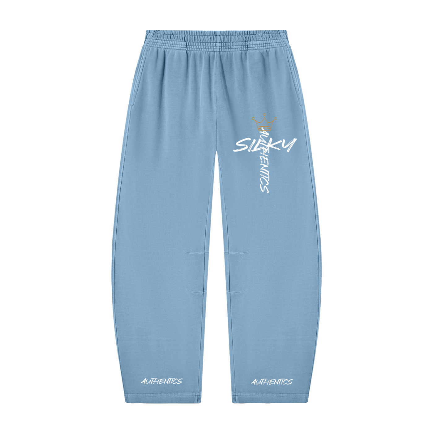 Unisex Vintage Washed Barrel Leg Sweatpants
