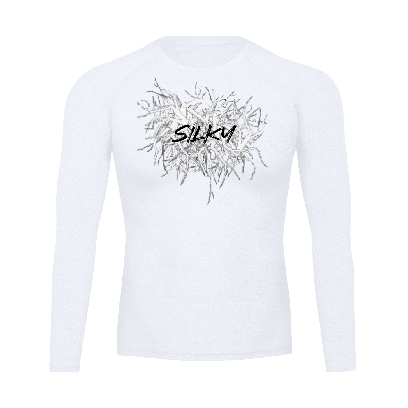 Compression long sleeve gym tee
