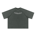 Unisex Mineral Wash Boxy Waffle T-Shirt