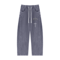 Unisex Mineral Wash Barrel Sweatpants